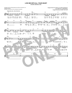 Love Me With All Your Heart von The Ray Charles Singers (Download) 