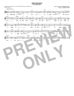Make Believe von Jerome Kern (Download) 