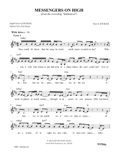 Messengers on High (Download) 