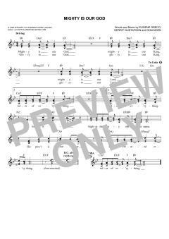 Mighty Is Our God von Gerrit Gustafson (Download) 
