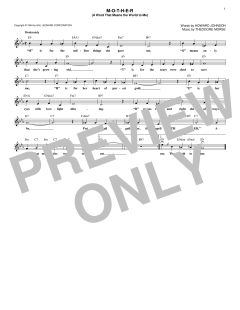 M-O-T-H-E-R von Howard Johnson (Download) 