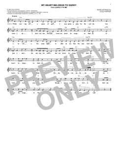 My Heart Belongs To Daddy von Cole Porter (Download) 