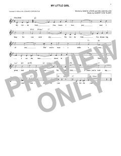 My Little Girl von Albert von Tilzer (Download) 