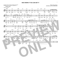 Nice Work If You Can Get It von Frank Sinatra (Download) 