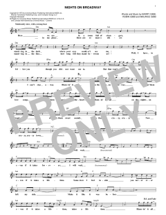 Nights On Broadway von Bee Gees (Download) 