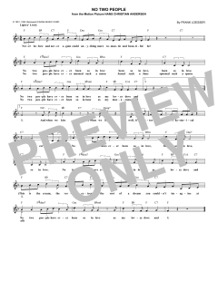 No Two People von Frank Loesser (Download) 