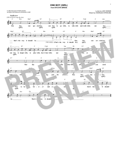One Boy von Charles Strouse (Download) 