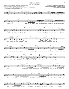 One Day More von Alain Boublil (Download) 