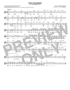 Over The Rainbow von Harold Arlen (Download) 
