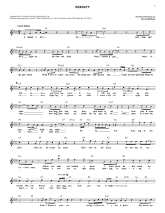 Perfect von Ed Sheeran (Download) 