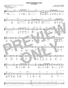 Poor Everybody Else von Dorothy Fields (Download) 