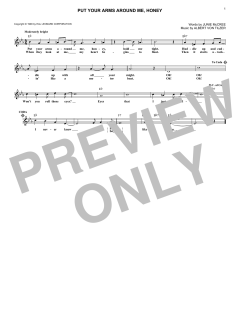 Put Your Arms Around Me, Honey von Blossom Seely (Download) 