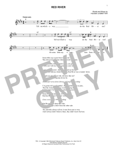 Red River von Lead Belly (Download) 
