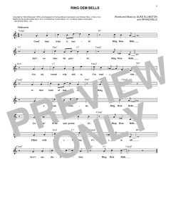 Ring Dem Bells von Duke Ellington (Download) 