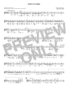 Short Fat Fannie von Larry Williams (Download) 