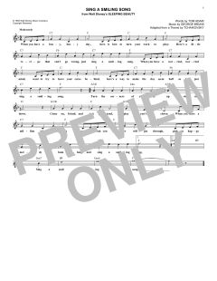 Sing A Smiling Song von George Bruns (Download) 