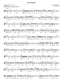 So Far Away von Carole King (Download) 