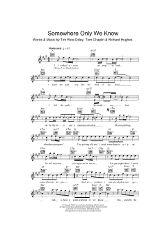 Somewhere Only We Know von Keane (Download) 