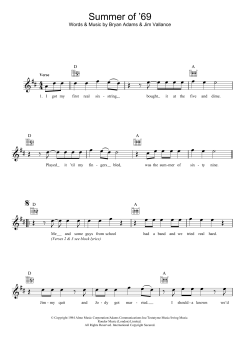 Summer Of '69 von Bryan Adams (Download) 