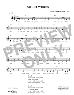 Sweet Words (Download) 