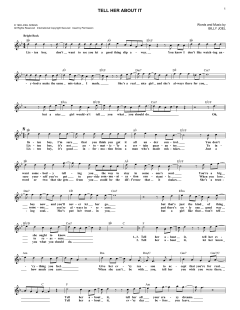 Tell Her About It von Billy Joel (Download) 