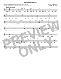 The Christmas Waltz von Sammy Cahn (Download) 