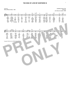 The King Of Love My Shepherd Is von John Bacchus Dykes (Download) 