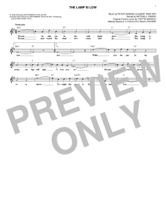 The Lamp Is Low von Mitchell Parish (Download) 