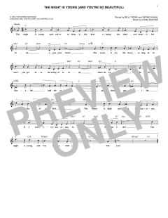 The Night Is Young von Dean Martin (Download) 