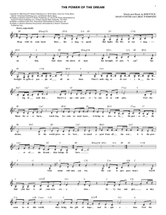 The Power Of The Dream von Celine Dion (Download) 