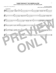 Theme From Buffy The Vampire Slayer von Stephen Sherlock (Download) 