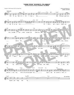 Theme From Goodbye Columbus (Download) 