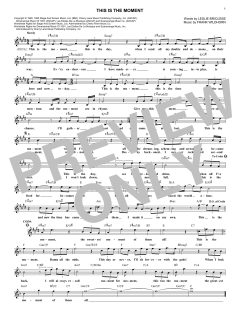 This Is The Moment von Frank Wildhorn (Download) 