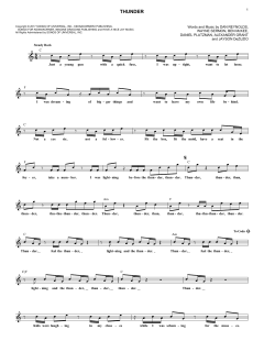 Thunder von Imagine Dragons (Download) 