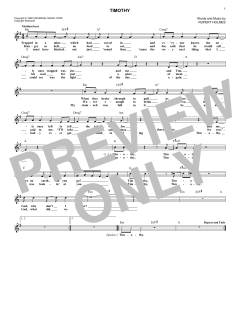 Timothy von Rupert Holmes (Download) 