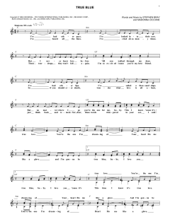 True Blue von Madonna (Download) 