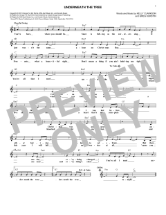 Underneath The Tree von Kelly Clarkson (Download) 