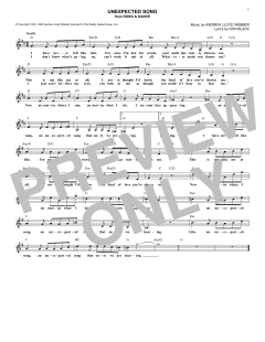 Unexpected Song von Bernadette Peters (Download) 