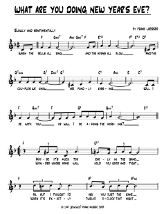 What Are You Doing New Year's Eve? von Frank Loesser (Download) 
