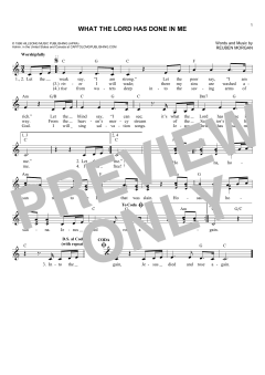 What The Lord Has Done In Me von Hillsong Worship (Download) 