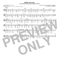 Winnie The Pooh von Robert Bernard Sherman (Download) 