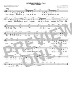 With Every Breath I Take von Cy Coleman (Download) 