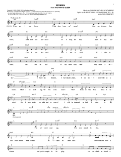 Woman von Claude-Michel Schönberg (Download) 