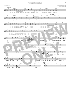 You Are The Woman von Firefall (Download) 