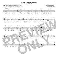 You Are Woman, I Am Man von Bob Merrill (Download) 