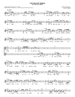 You Rule My World von David Yazbek (Download) 
