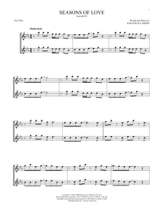 Seasons Of Love von Jonathan Larson (Download) 
