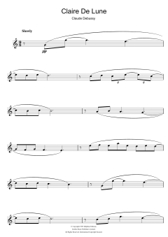 Clair De Lune von Claude Debussy (Download) 