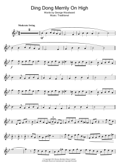 Ding Dong! Merrily On High von Traditional (Download) 