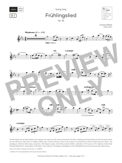Frühlingslied von Ernesto Köhler (Download) 